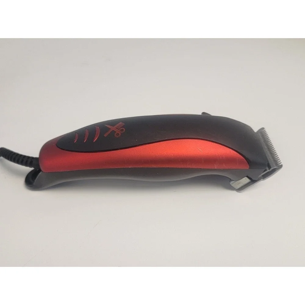 Cutting Edge Pro Clipper 2 Piece Kit Hair Cut Fade Detail Outline‎ CXE1-1002 Red